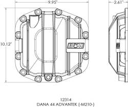 Nodular-Iron-Dana-44-Advantek-(M210)-Front-Differential-Cover