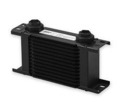 Earls-Ultrapro-Oil-Cooler---Black---13-Rows---Narrow-Cooler---10-O-Ring-Boss-Female-Ports