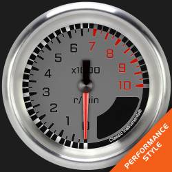 Aut-Crs-Gry-2-58In-Tachometer-Fs