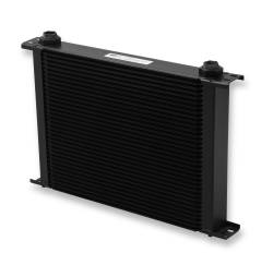 Earls-Ultrapro-Oil-Cooler---Black---34-Rows---Extra-Wide-Cooler---10-O-Ring-Boss-Female-Ports