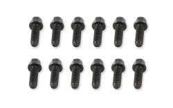 Header-Bolts---M8-1.25-25Mm-Hex-Head---Black-Oxide