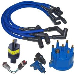 PERFORMANCE DISTRIBUTORS Ignition Part-4.0L 6-Cyl.- '98-'99 Jeep Cherokee- Grand Cherokee- Blue DUI-4-0KIT-AHBL