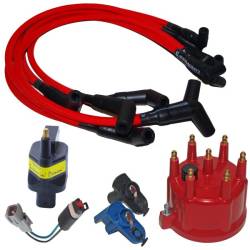 PERFORMANCE DISTRIBUTORS Ignition Part-4.0L 6-Cyl.- '98-'99 Jeep Cherokee- Grand Cherokee- Red DUI-4-0KIT-AHRD