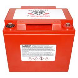 PERFORMANCE DISTRIBUTORS Super-Batt-12 Volt Dry Cell Battery With Bolts To Fit Side Post Terminals DUI-5579C