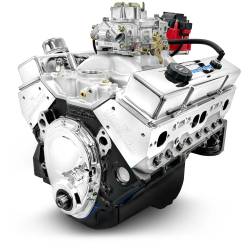 BluePrint Engines - BP3961CTC Small Block Crate Engine by BluePrint Engines 396 CI 491 HP GM Style Dressed Longblock with Carburetor Aluminum Heads Roller Cam - Image 1