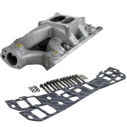 BluePrint Engines - BPP302INT - BluePrint Engines SBF 302 Intake Manifold Kit, Dual Plane, Aluminum, Natural, Square Bore, Ford, Small Block 302 - Image 3