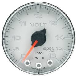 AutoMeter - AutoMeter Spek-Pro Electric Voltmeter Gauge P344218 - Image 1