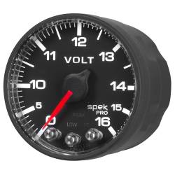 AutoMeter - AutoMeter Spek-Pro Electric Voltmeter Gauge P344328 - Image 3