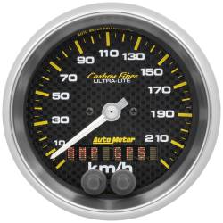 AutoMeter - AutoMeter Carbon Fiber In-Dash Electric Speedometer 4780-M - Image 1