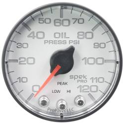 AutoMeter - AutoMeter Spek-Pro Electric Oil Pressure Gauge P325128 - Image 1