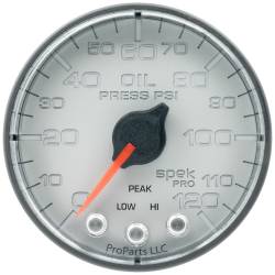 AutoMeter - AutoMeter Spek-Pro Electric Oil Pressure Gauge P325228 - Image 1