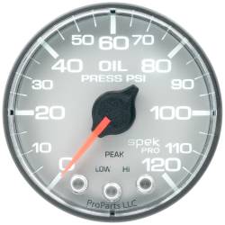 AutoMeter - AutoMeter Spek-Pro Electric Oil Pressure Gauge P325228 - Image 2