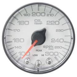 AutoMeter - AutoMeter Spek-Pro Electric Oil Temperature Gauge P322128 - Image 1