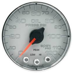 AutoMeter - AutoMeter Spek-Pro Electric Oil Pressure Gauge P325218 - Image 1