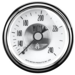 AutoMeter - AutoMeter Prestige Series Pearl Water Temperature Gauge 2031 - Image 1
