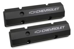 Gm-Licensed-Valve-Cover---Track-Series---Sbc---Fabricated-Aluminum---Perimeter-Bolt---Black