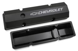 Gm-Licensed-Valve-Cover---Track-Series---Sbc---Fabricated-Aluminum---Perimeter-Bolt---Black