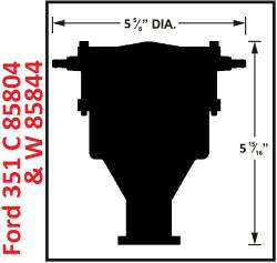 Distributor,-Ford-351W,-Crab-Cap