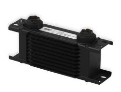 Earls-Ultrapro-Oil-Cooler---Black---10-Rows---Narrow-Cooler---10-O-Ring-Boss-Female-Ports