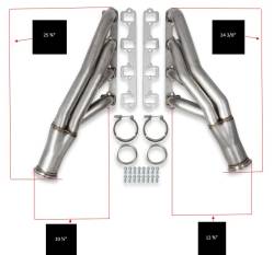 Small-Block-Ford-Turbo-Headers---Polished-304-Stainless-Steel