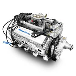 BluePrint Engines - BP38318MPFID - Small Block Crate Engine by BluePrint Engines 383 CI 436 HP GM Style Dressed Longblock with Multiport Fuel Injection, Aluminum Heads Roller Cam - Image 1