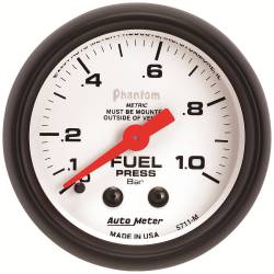 AutoMeter - AutoMeter Phantom Mechanical Fuel Pressure Gauge 5711-M - Image 1