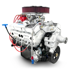 BluePrint Engines - BP38318CTC1D Small Block Crate Engine by BluePrint Engines 383 CI 436 HP GM Style Dressed Longblock with Carburetor Aluminum Heads Roller Cam - Image 3