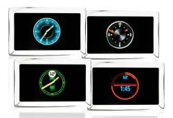 Dakota Digital - DAKGLC-57C - Dakota Digital 1957 Chevy Car Clock for GRFX Series Instruments - Image 1