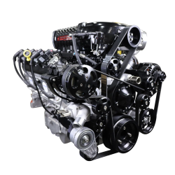 BluePrint Engines - PSLS3760SCTKB BluePrint Engines LS 376 c.i. Supercharged 700 HP Deluxe Dressed with Black Pulley Kit Electronic Fuel Injected - Image 2