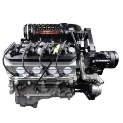 BluePrint Engines - PSLS3760SCTKB BluePrint Engines LS 376 c.i. Supercharged 700 HP Deluxe Dressed with Black Pulley Kit Electronic Fuel Injected - Image 5