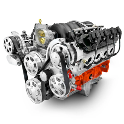 BluePrint Engines - PSLS4272CTFK BluePrint Engines GM LS Compatible 427 c.i. ProSeries Engine 625 Horsepower Deluxe Dressed with Polished Pulley Kit Fuel Injected - Image 1