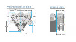 BluePrint Engines - PS502CTCKB BluePrint Engines 502CI 621HP BBC ProSeries Crate Engine Carbureted with Black Front Drive - Image 3