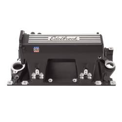 Edelbrock - Edelbrock Black Pro Flo XT SBC Intake Manifold 71383 - Image 1