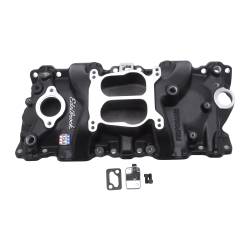 Edelbrock - Edelbrock Black Performer Mnfld 1987-95 SBC 21043 - Image 1