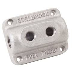 Edelbrock - Edelbrock Dual Outlet Fuel Block Kit 1280 - Image 2