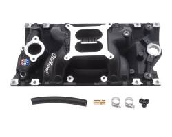 Edelbrock - Edelbrock Black RPM Air-Gap Vortec Intake SBC 75163 - Image 1