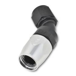 Russell - Russell 16AN ProClassic 45 Degree Hose End With Black/Silver Finish 610133 - Image 1