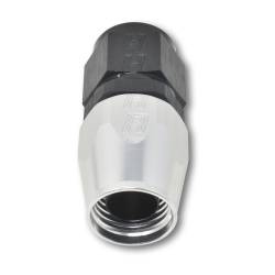 Russell - Russell 4AN ProClassic Straight Hose End With Black/Silver Finish 610033 - Image 1