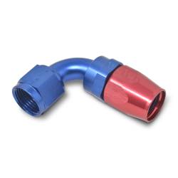 Russell - Russell 4AN ProClassic 90 Degree 1/2" Radius Hose End With Red/Blue Finish 610150 - Image 2