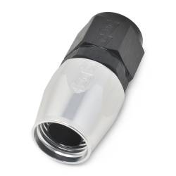 Russell - Russell 10AN ProClassic Straight Hose End With Black/Silver Finish 610043 - Image 2