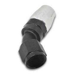 Russell - Russell 8AN ProClassic Swivel 45 Degree Hose End With Black/Silver Finish 610103 - Image 4