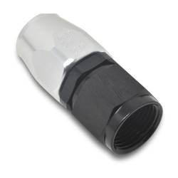 Russell - Russell 12AN ProClassic Straight Hose End With Black/Silver Finish 610053 - Image 5