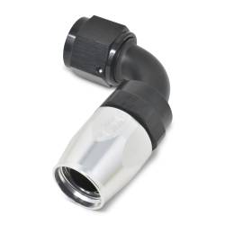 Russell - Russell 10AN ProClassic Swivel 90 Degree 5/8" Radius Hose End With Black/Silver Finish 610183 - Image 5