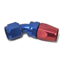 Russell - Russell 10AN ProClassic Swivel 45 Degree Hose End With Red/Blue Finish 610110 - Image 4