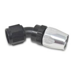 Russell - Russell 4AN ProClassic 45 Degree Hose End With Black/Silver Finish 610083 - Image 5