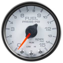 AutoMeter - AutoMeter Spek-Pro Electric Fuel Pressure Gauge P31512 - Image 1