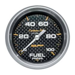 AutoMeter - AutoMeter Carbon Fiber Electric Fuel Pressure Gauge 4863 - Image 1