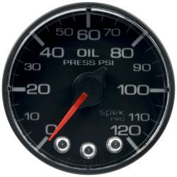 AutoMeter - AutoMeter Spek-Pro Electric Oil Pressure Gauge P325324 - Image 1