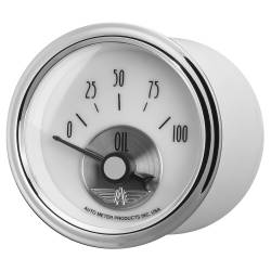 AutoMeter - AutoMeter Prestige Series Pearl Oil Pressure Gauge 2026 - Image 2