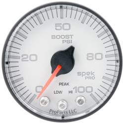 AutoMeter - AutoMeter Spek-Pro Boost Gauge P305128 - Image 1